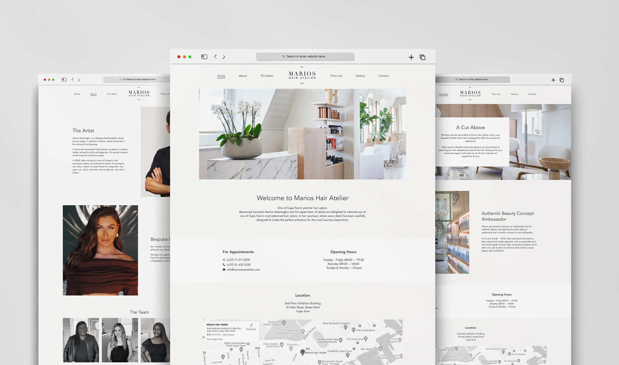 Big Beard Web Solutions Projects Marios Hair Atelier