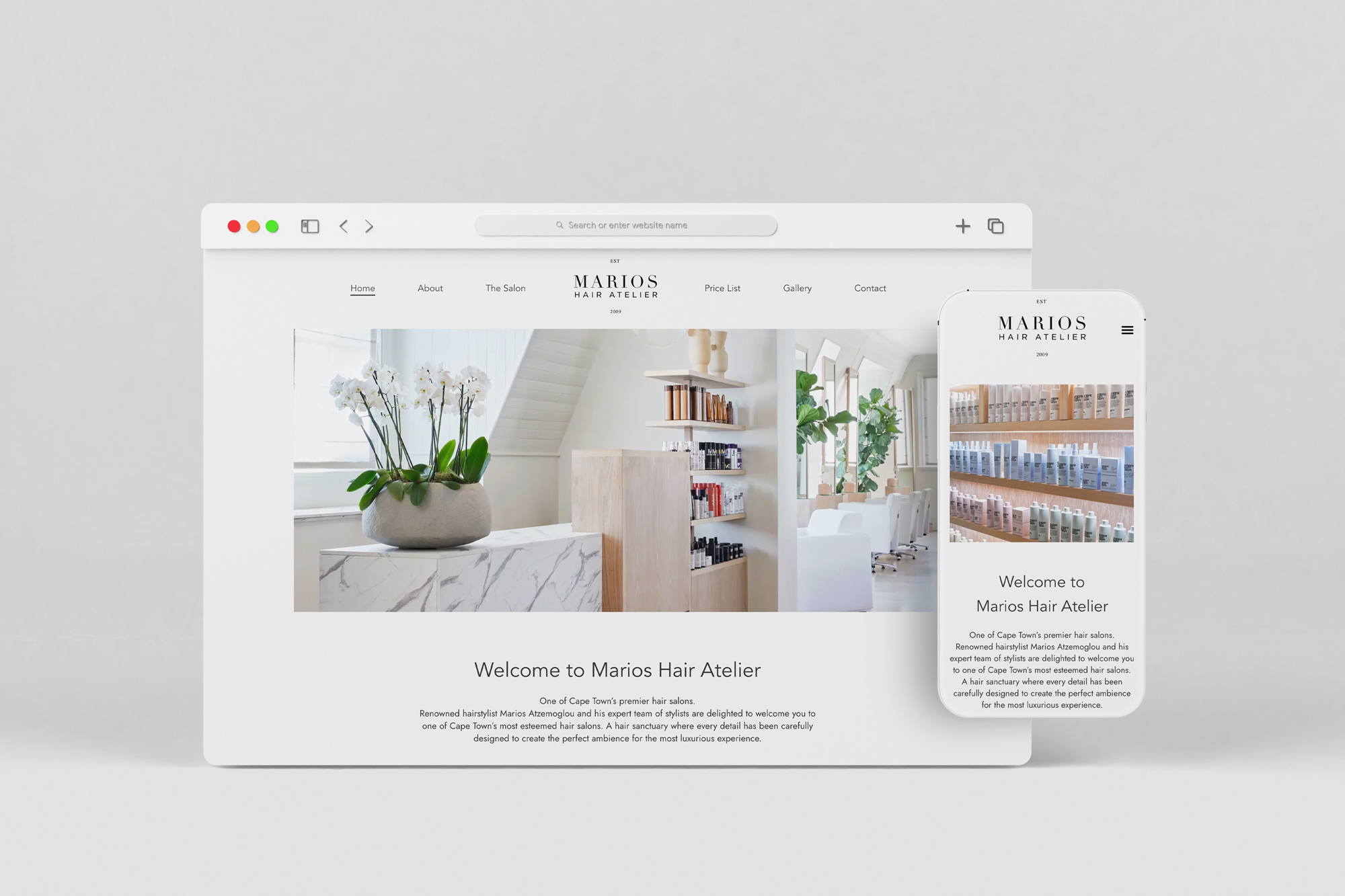 Big Beard Web Solutions Projects Marios Hair Atelier