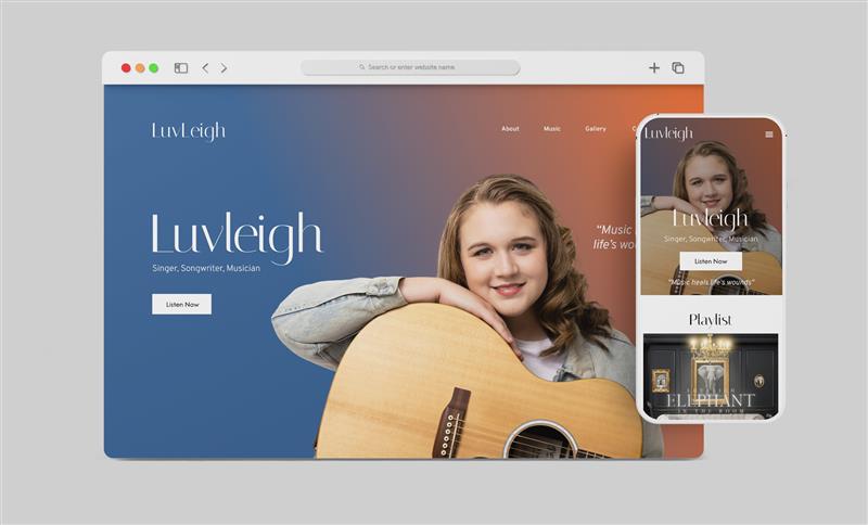 Big Beard Web Solutions Projects LuvLeigh