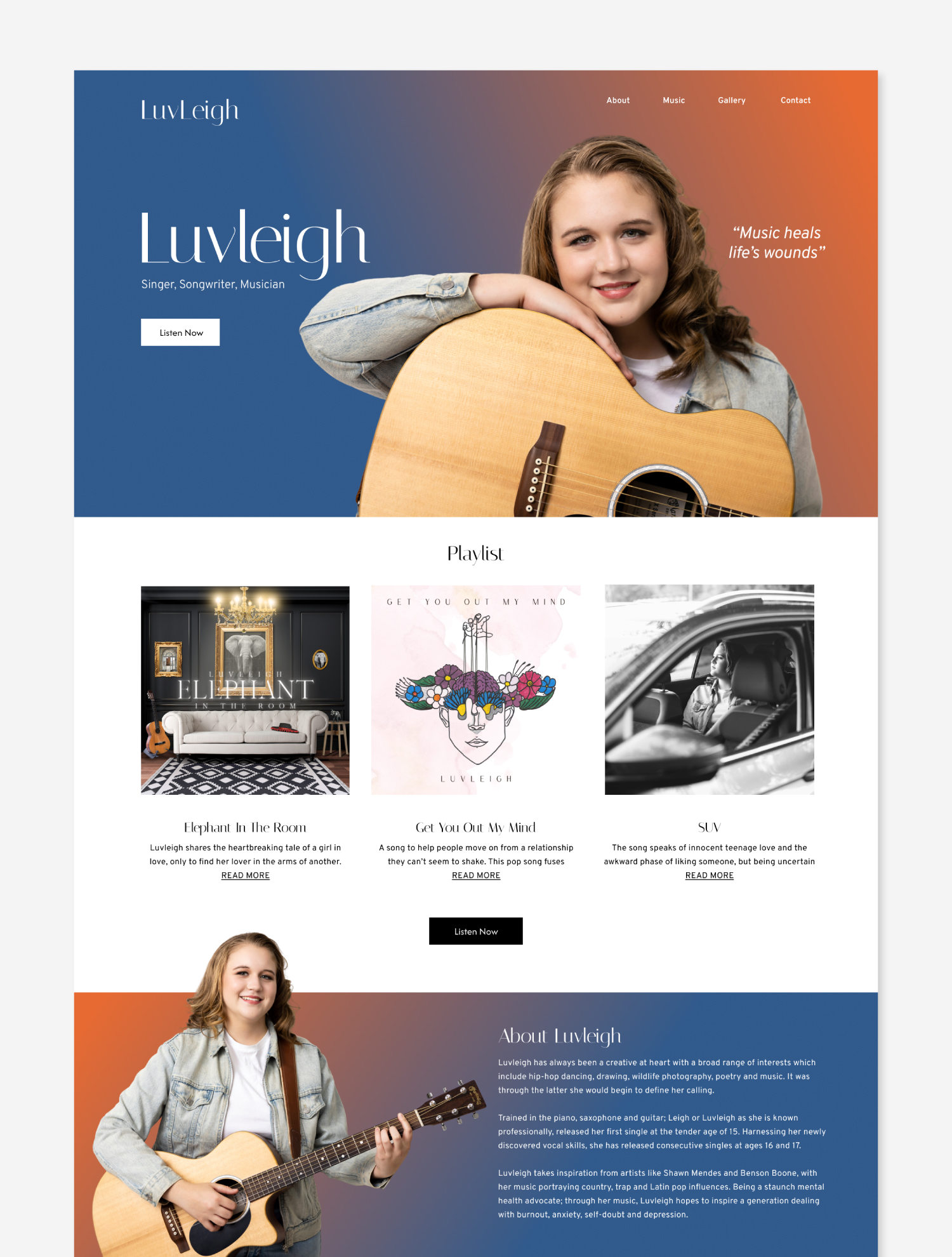 Big Beard Web Solutions Projects LuvLeigh