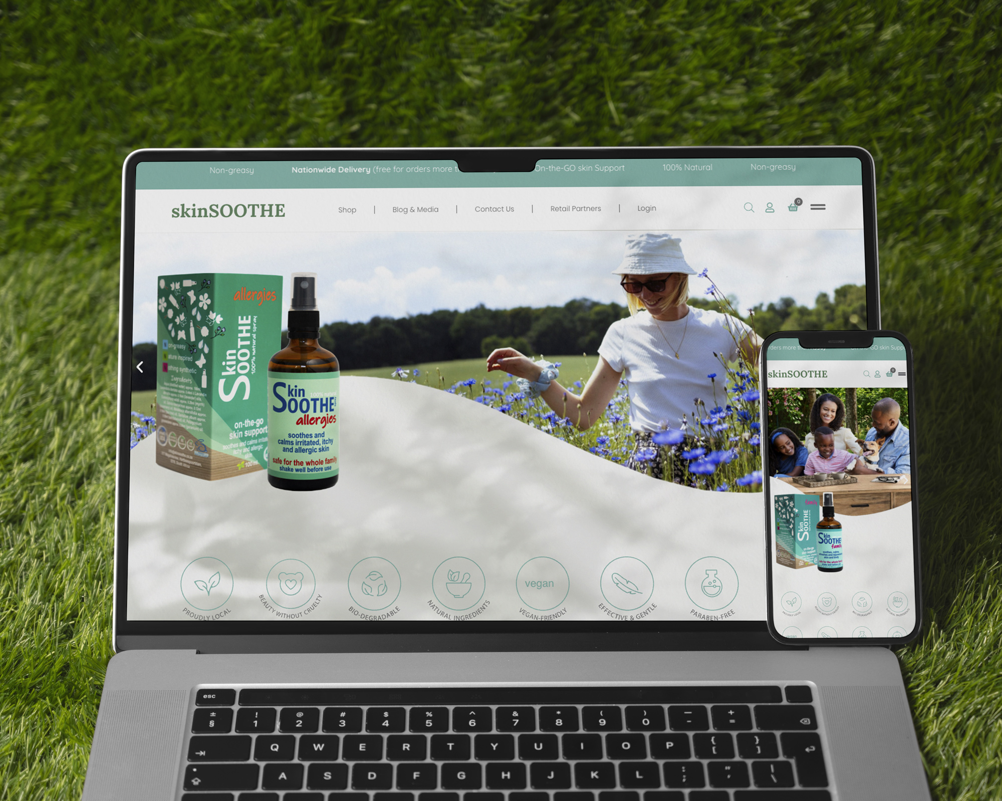 Big Beard Web Solutions Projects skinSOOTHE