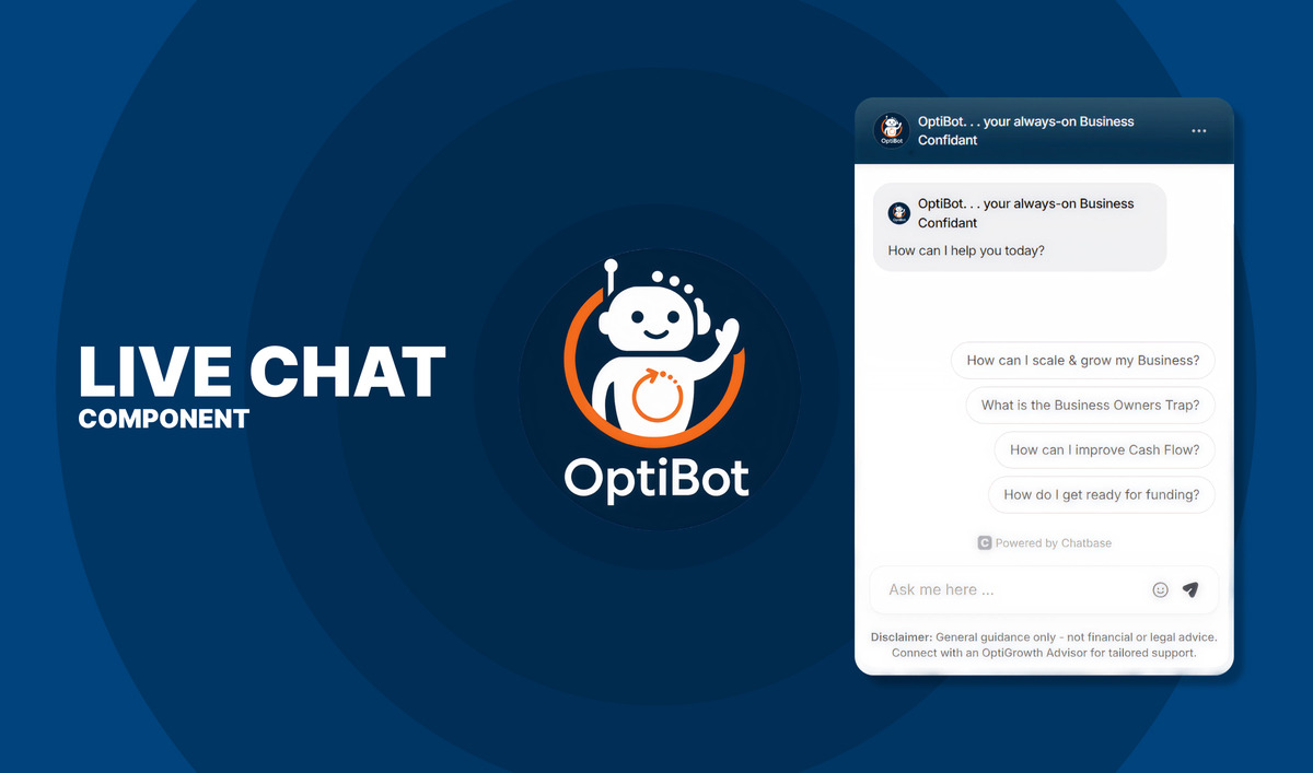 Optigrowth Chatbot Mockup