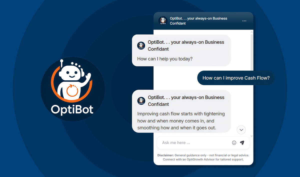 Optigrowth Chatbot Mockup